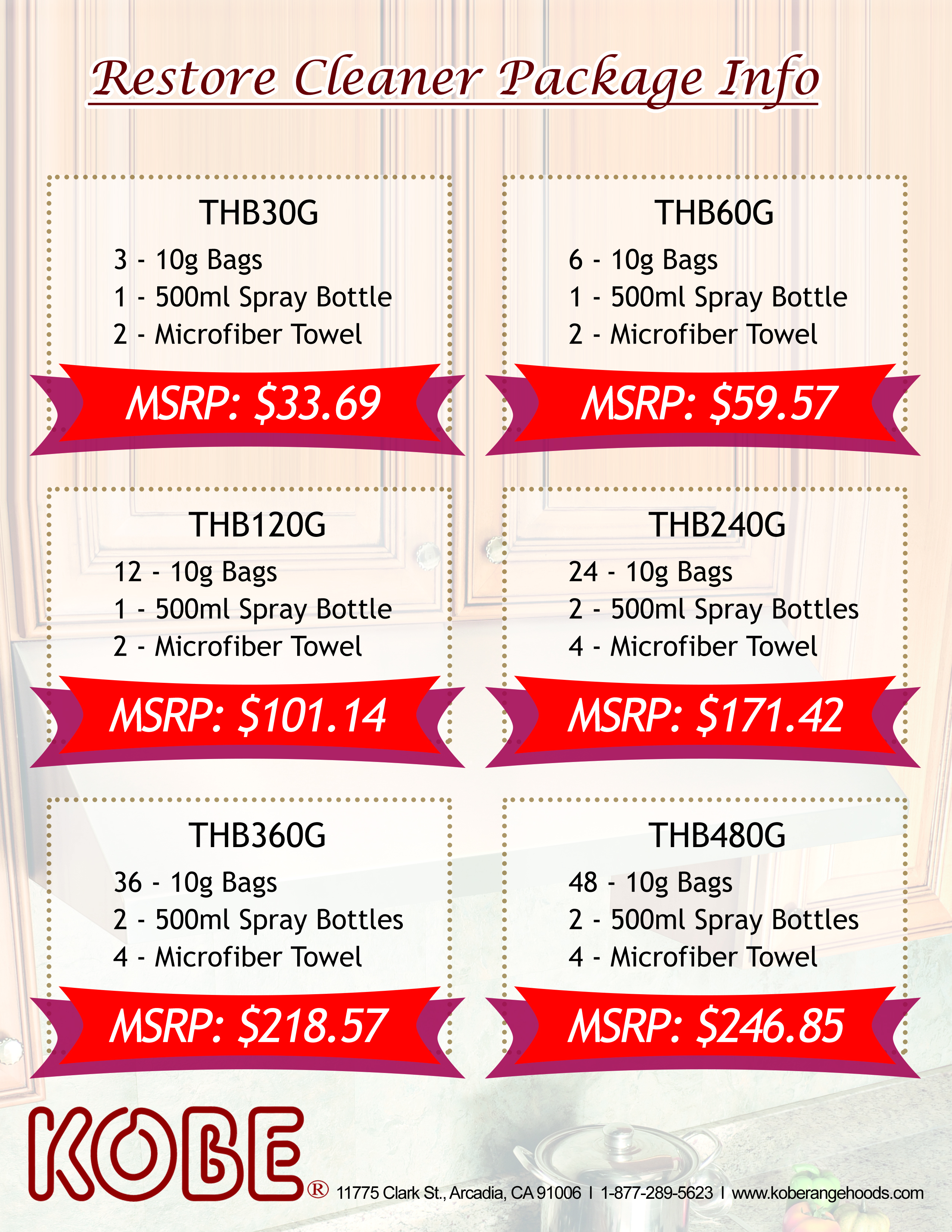 Restore Cleaner D512(H) Flyer