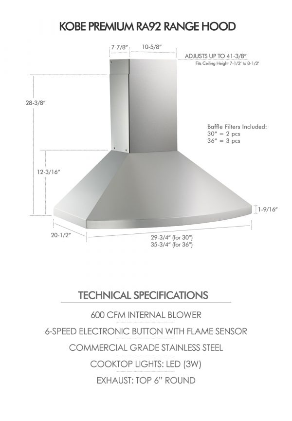 RA92 SQB6-XX Series (Dimensions & Specifications)